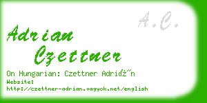 adrian czettner business card